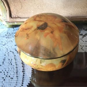 Ceramic Vintage Jewelry Box